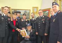 FOTO/ Il Carabiniere Pietro Sordillo compie 101 anni