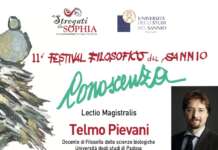 Festival Filosofico del Sannio: lectio affidata a Telmo Pievani