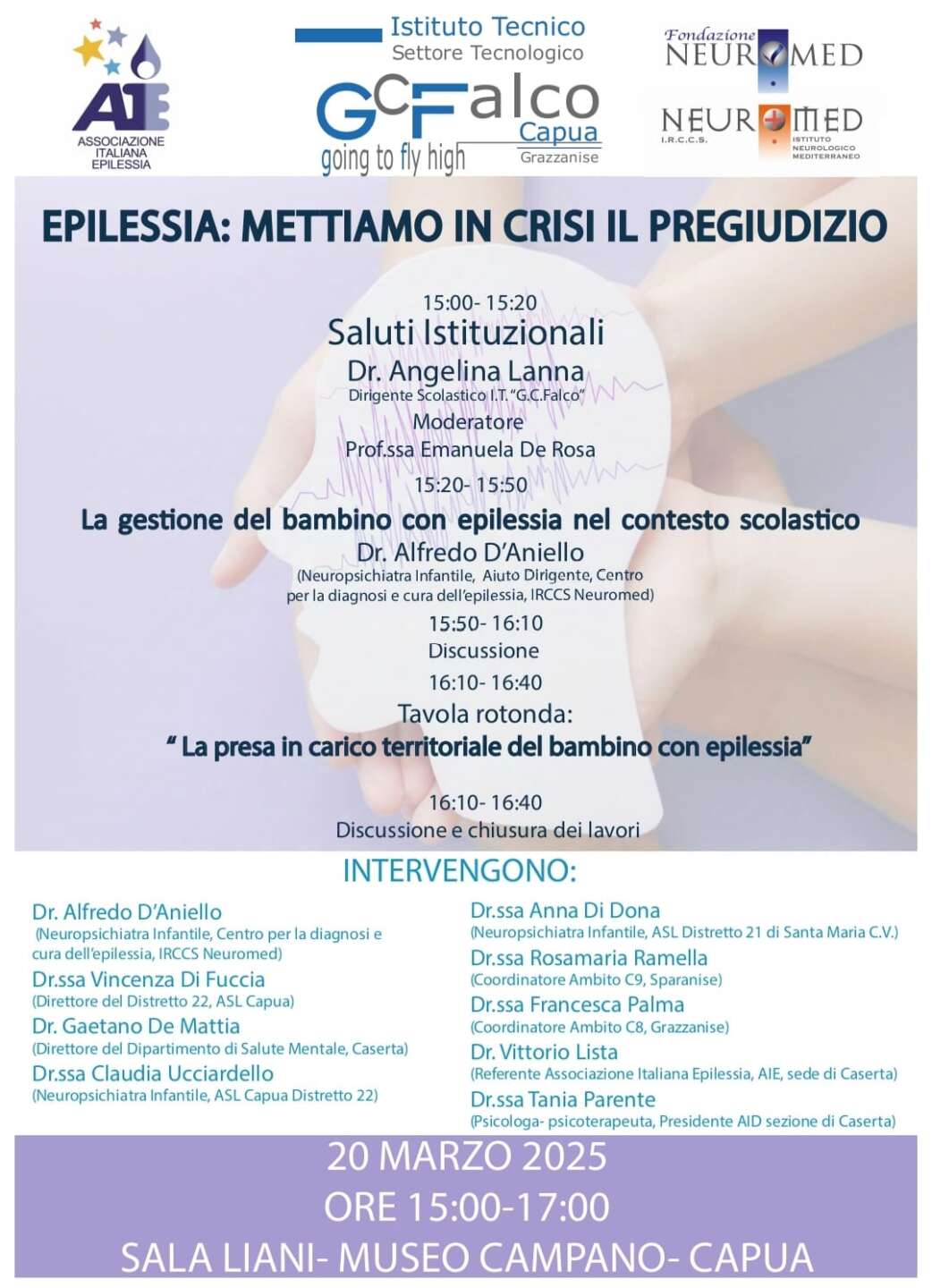 ‘Mettiamo crisi da Anteprima24.it ‘Mettiamo in crisi il pregiudizio’ tavola rotonda a Capua dedicata all’epilessia