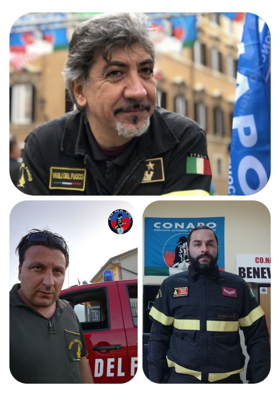 vertici del da Anteprima24.it i vertici del conapo nazionale in visita al comando dei vigili del fuoco di benevento