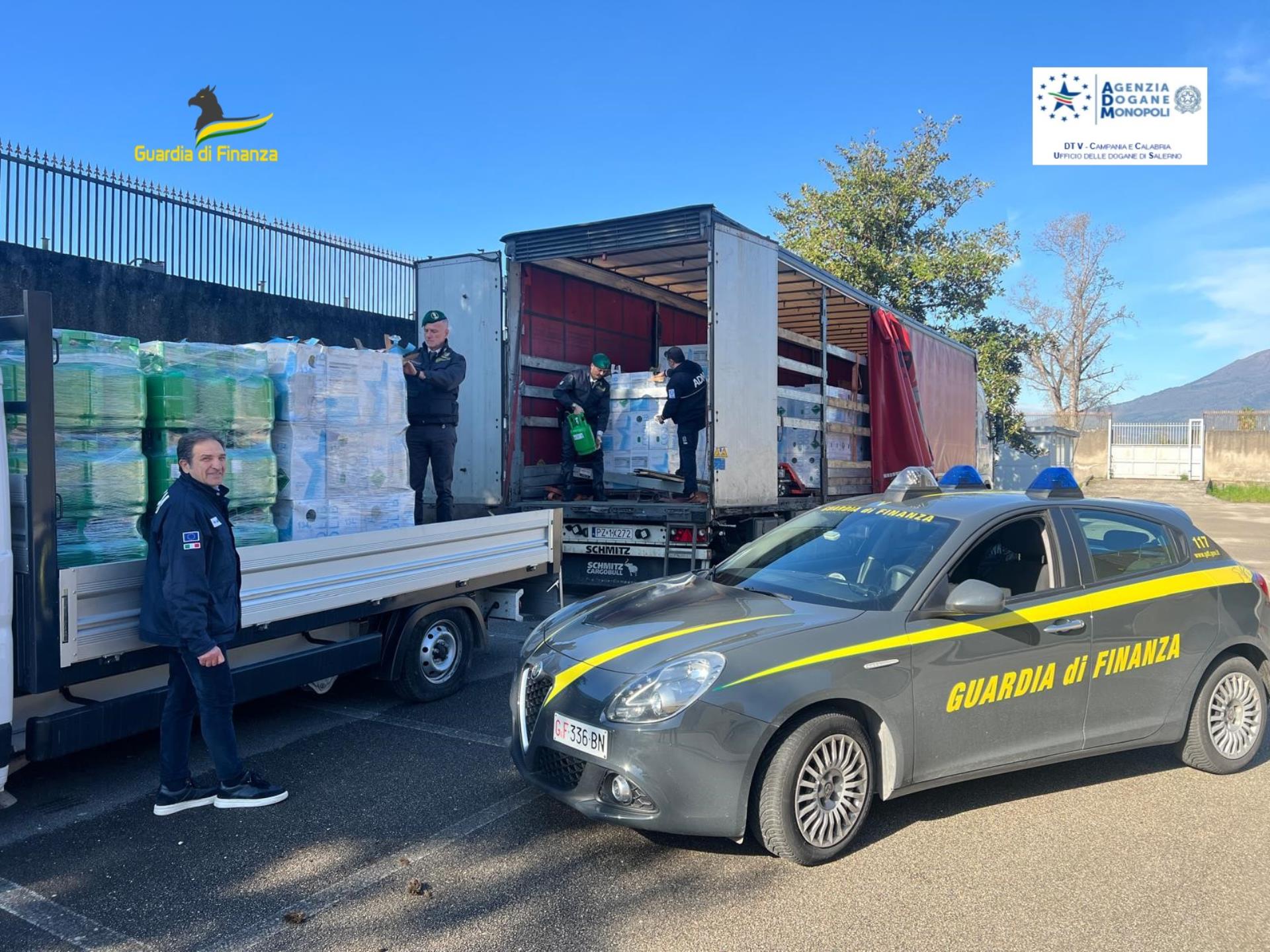 Guardia Finanza da Anteprima24.it Guardia di Finanza e Agenzia delle Dogane | ingente sequestro di gas di contrabbando