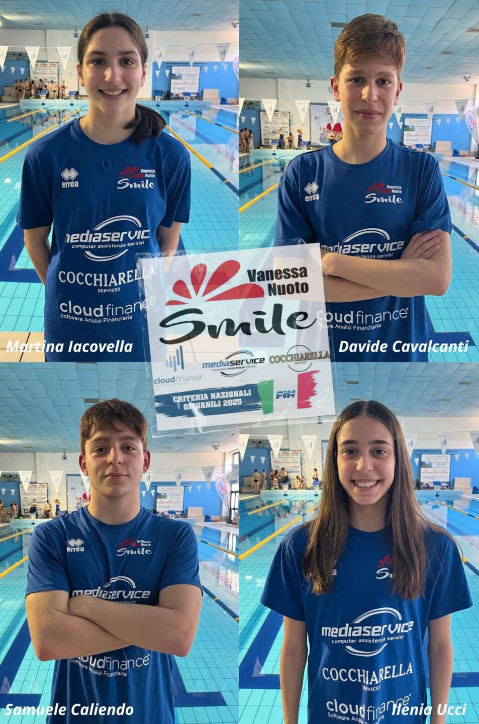 Vanessa Nuoto Smile, quattro qualificati ai “Criteria Nazionali Giovanili” Vanessa Nuoto Smile, quattro qualificati ai “Criteria Nazionali Giovanili”