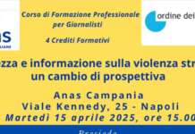 Viabilità stradale: Anas ed Ordine dei Giornalisti della Campania insieme per la sicurezza