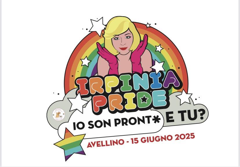 Irpinia Pride, logo in omaggio a Raffaella Carrà e BigMama madrina Irpinia Pride, logo in omaggio a Raffaella Carrà e BigMama madrina