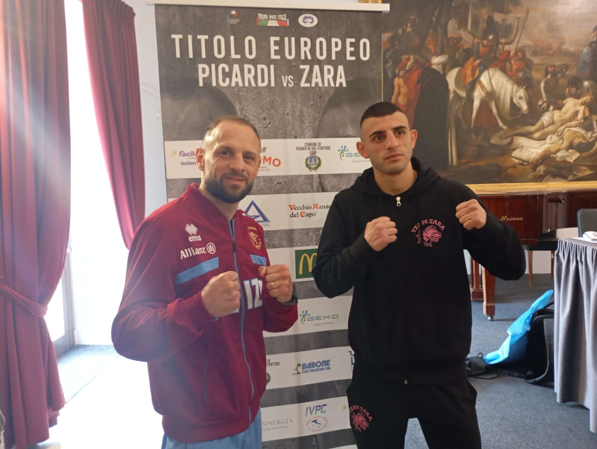 Presentato l’Europeo da Anteprima24.it presentato l europeo pesi gallo tra picardi e zara in programma a foiano