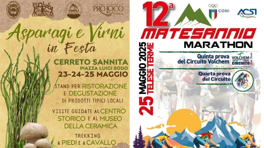 “Asparagi e Virni in Festa”, la Pro Loco Cerreto Sannita accoglie così la Matesannio Marathon “Asparagi e Virni in Festa”, la Pro Loco Cerreto Sannita accoglie così la Matesannio Marathon