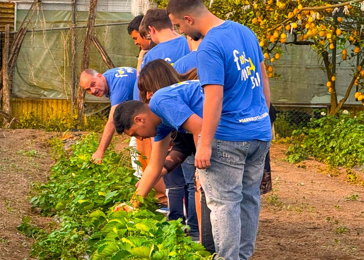sarno concluso con successo il progetto coltiviamo l inclusione