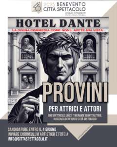 Benevento Città Spettacolo cerca attori e attrici: tutte le info Benevento Città Spettacolo cerca attori e attrici: tutte le info