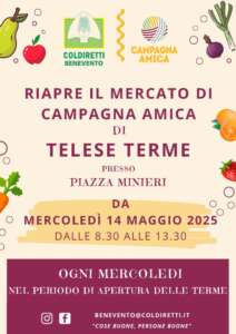 riapre il mercato di campagna amica a telese terme appuntamento il mercoledi in p zza minieri da Anteprima24.it riapre il mercato di campagna amica a telese terme appuntamento il mercoledi in p zza minieri
