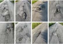 FOTO/ Calvi, il disastro di viale Europa: strade dissestate e Provincia latitante