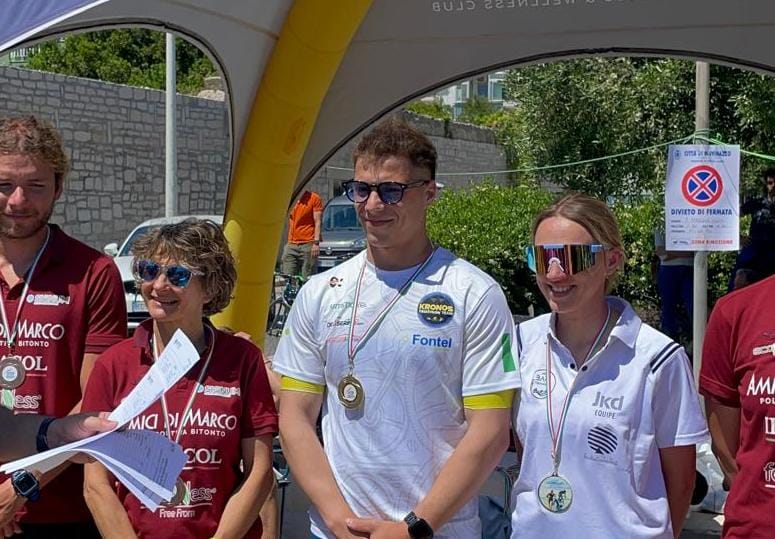 Triathlon Sprint Bronze, straordinaria vittoria del sannita Domenico Rosa Triathlon Sprint Bronze, straordinaria vittoria del sannita Domenico Rosa