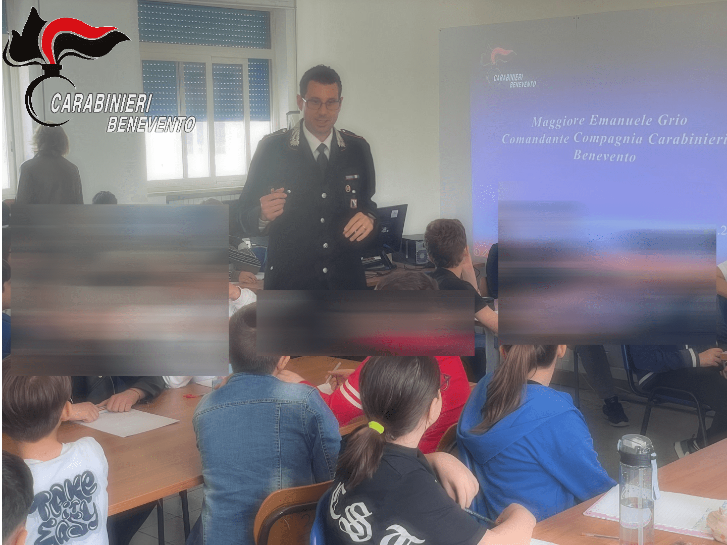 San Giorgio del Sannio, incontro degli studenti con l’Arma dei Carabinieri San Giorgio del Sannio, incontro degli studenti con l’Arma dei Carabinieri