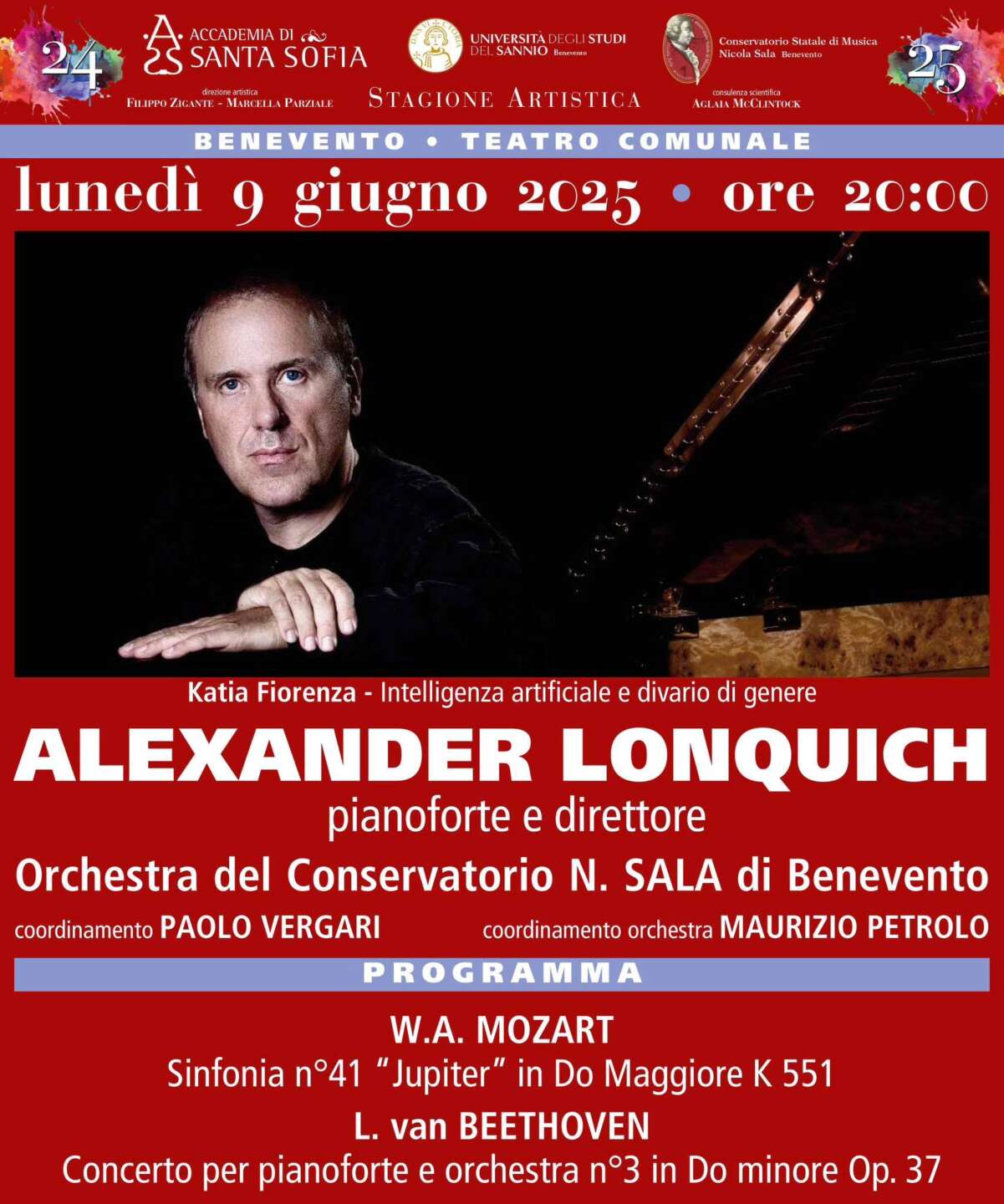 Accademia di Santa Sofia, il 9 giugno Alexander Lonquich in scena al ‘Comunale’ Accademia di Santa Sofia, il 9 giugno Alexander Lonquich in scena al ‘Comunale’