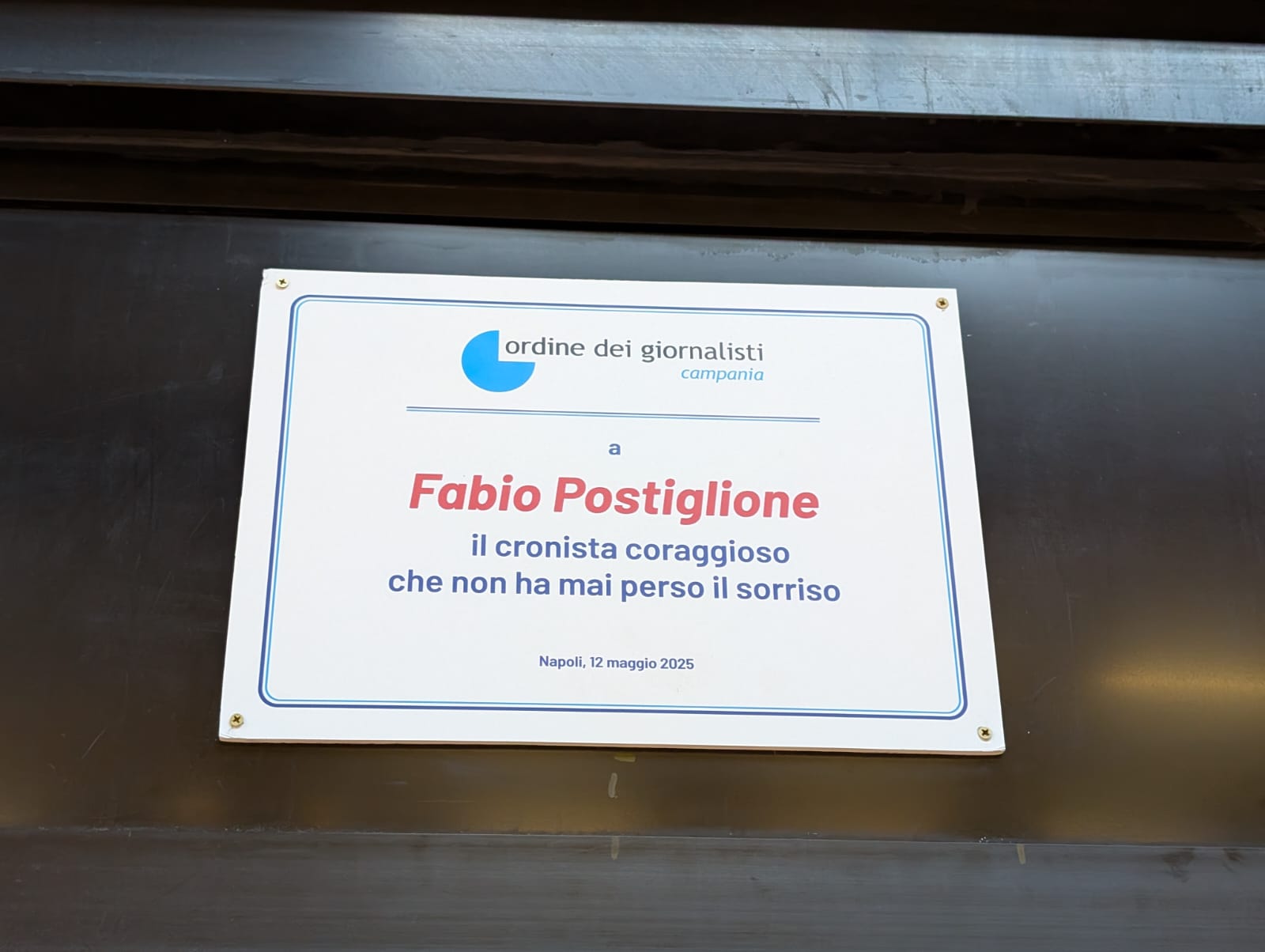 al palazzo di giustizia una targa in memoria di fabio postiglione da Anteprima24.it al palazzo di giustizia una targa in memoria di fabio postiglione