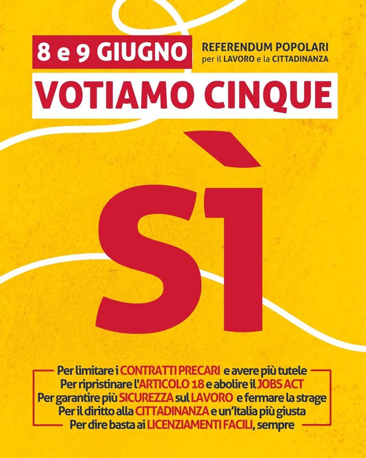 Comitato ‘Sparanise 5 Sì’ verso i referendum Comitato ‘Sparanise 5 Sì’ verso i referendum