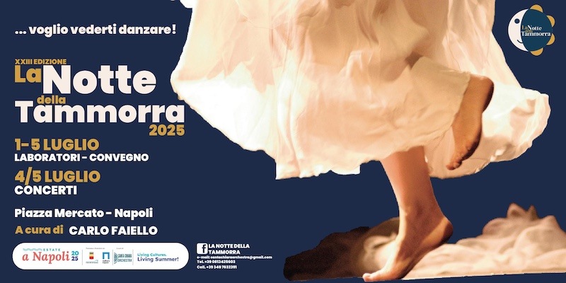 La Notte della Tammorra illumina Napoli: musica popolare ed ospiti speciali La Notte della Tammorra illumina Napoli: musica popolare ed ospiti speciali
