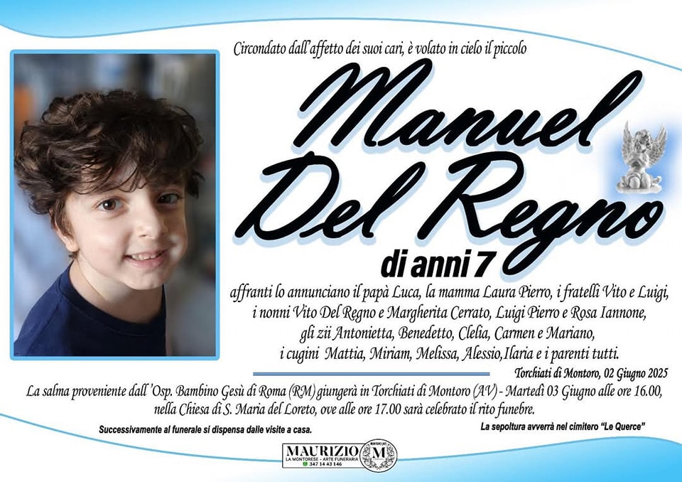 manuel vola in cielo a sette anni il grande abbraccio di montoro