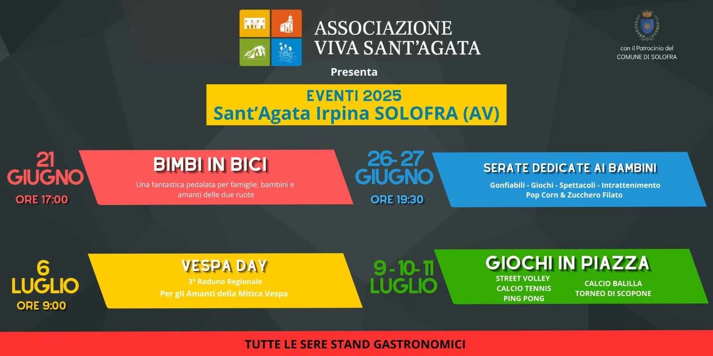 Giochi, spettacoli, raduni e tanta allegria: torna l’estate di Viva Sant’Agata Giochi, spettacoli, raduni e tanta allegria: torna l’estate di Viva Sant’Agata