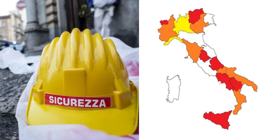 morti sul lavoro in aumento la campania sul podio per il maggior numero di vittime totali i dati