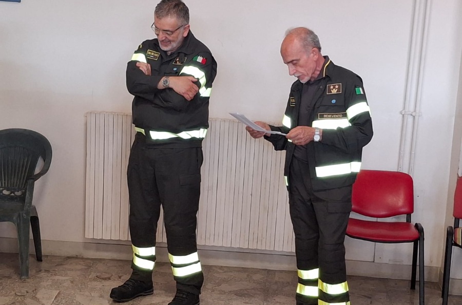 L’Ing. Giovanni Vassallo va in pensione: chiude una lunga carriera nei Vigili del Fuoco