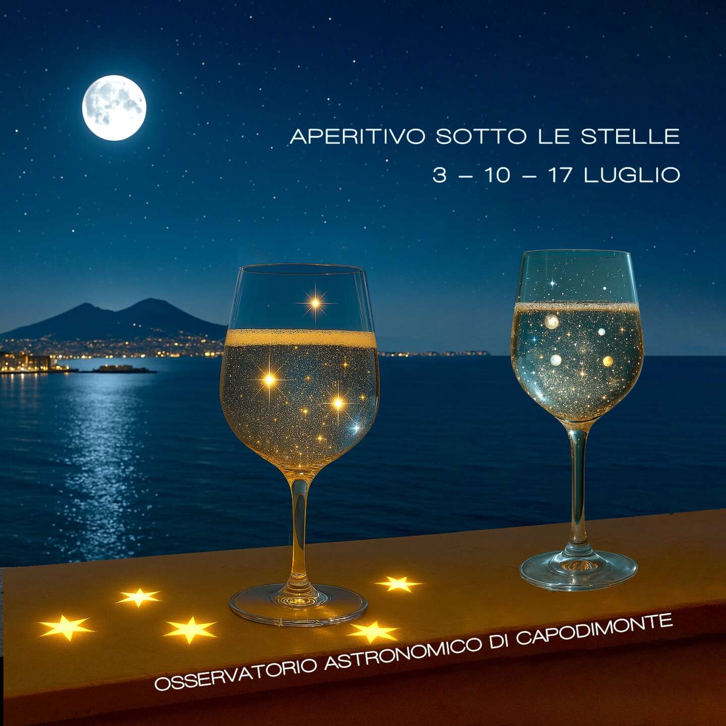 Torna “Aperitivo sotto le stelle” all’Osservatorio Astronomico di Capodimonte Torna “Aperitivo sotto le stelle” all’Osservatorio Astronomico di Capodimonte