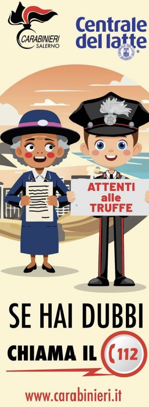 carabinieri e centrale del latte insieme contro le truffe al via campagna di informazione