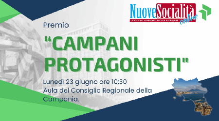 Premio ‘Campani protagonisti’: lunedi i riconoscimenti in Regione, c’è anche un sannita Premio ‘Campani protagonisti’: lunedi i riconoscimenti in Regione, c’è anche un sannita
