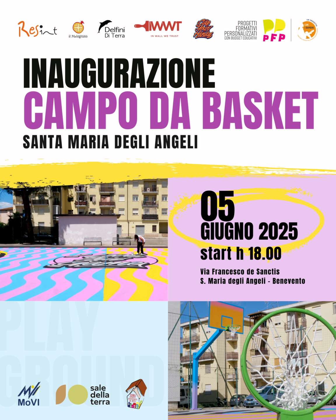 Santa Maria degli Angeli: il 5 giugno l’inaugurazione del nuovo campo da basket Santa Maria degli Angeli: il 5 giugno l’inaugurazione del nuovo campo da basket