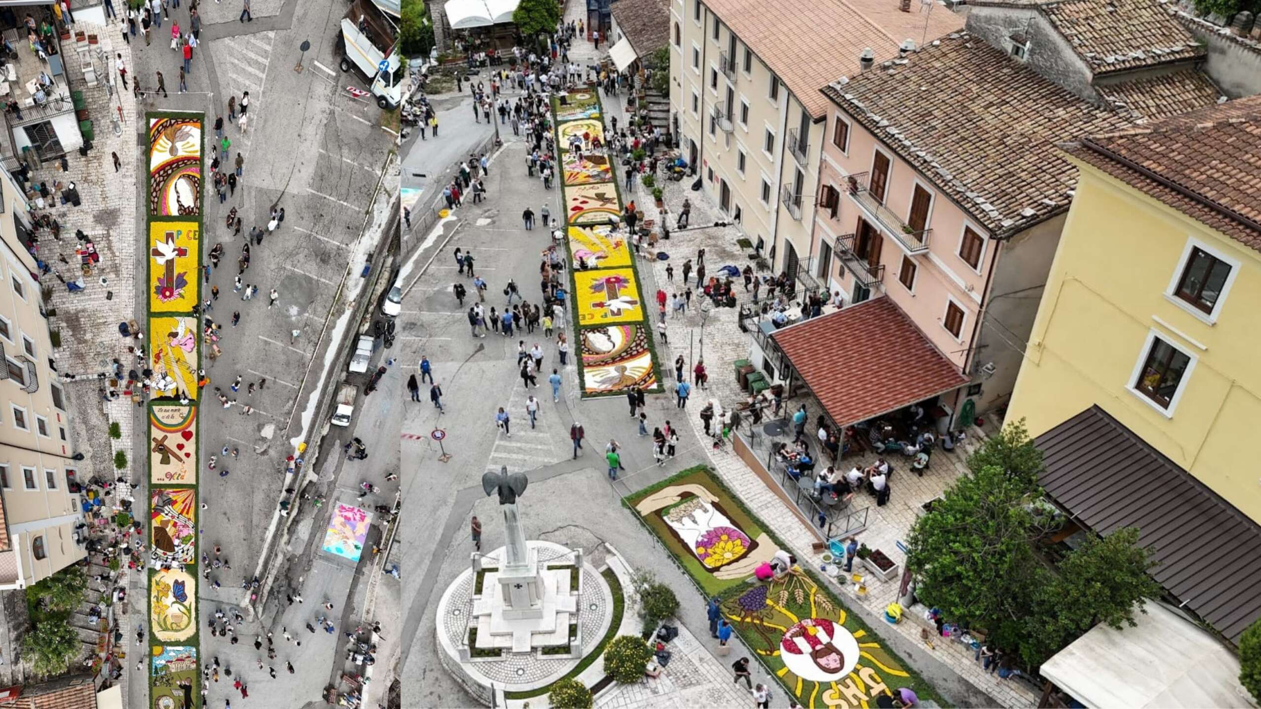 “La Speranza” al centro della 31ª Infiorata del Corpus Domini di Cusano Mutri