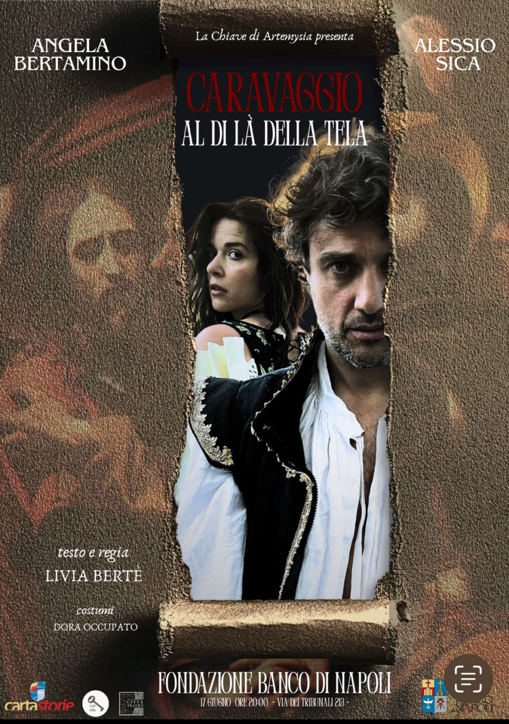 caravaggio 8211 al di l224 della tela viaggio teatrale nella vita e nell8217anima del grande maestro della luce