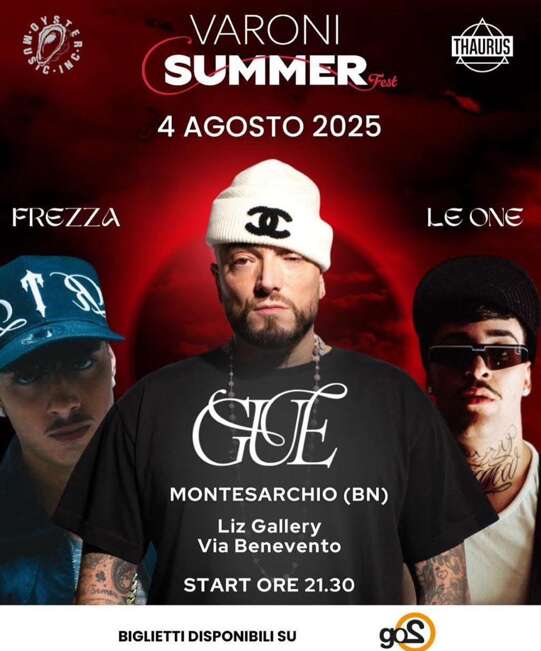 ‘Varoni Summer Fest’, a Montesarchio sbarca il re del rap italiano ‘Varoni Summer Fest’, a Montesarchio sbarca il re del rap italiano