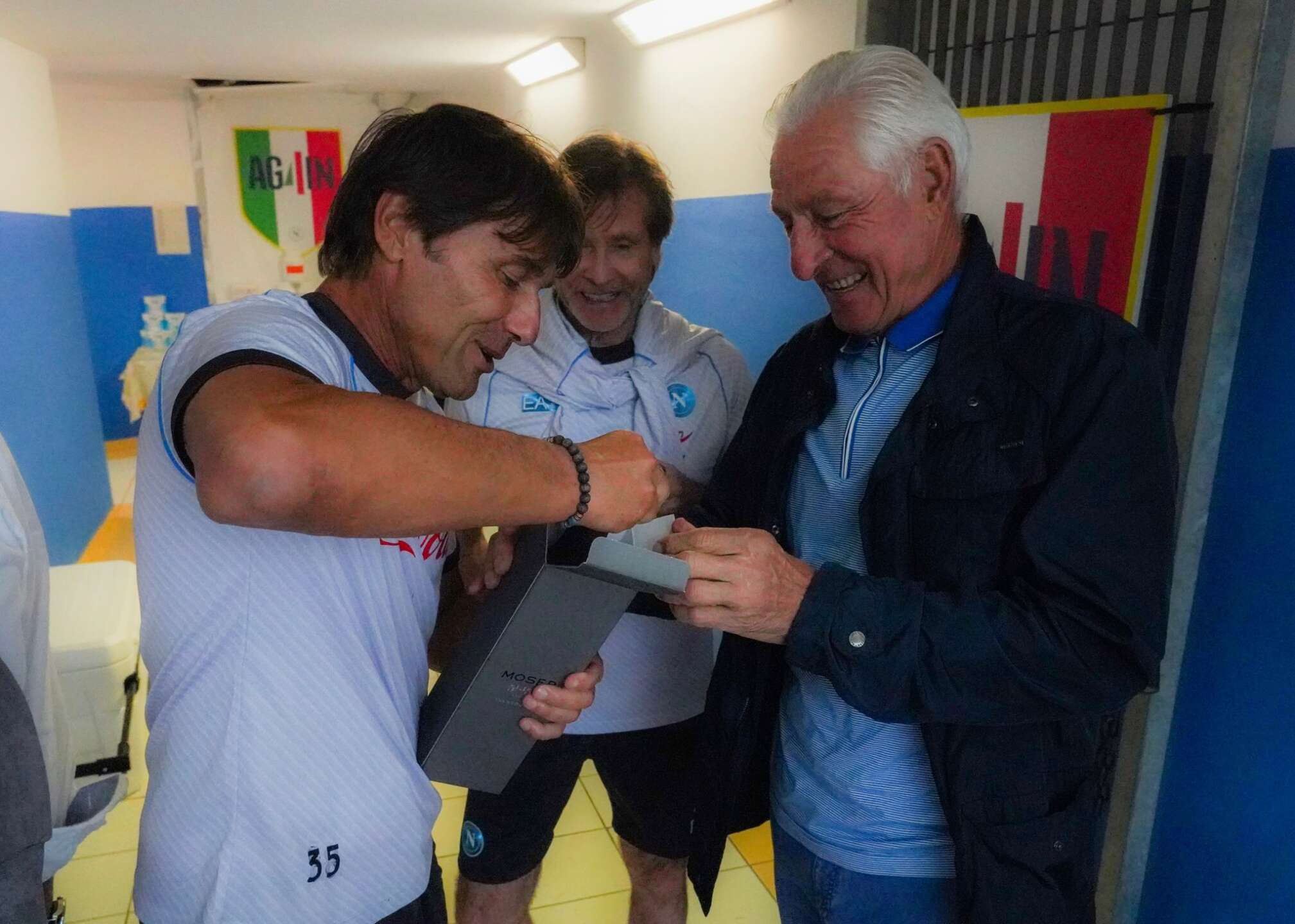 francesco moser incontra antonio conte e lele oriali a dimaro