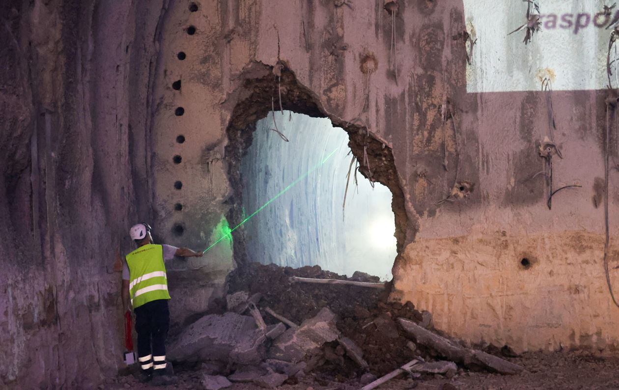av ac napoli 8211 bari completato lo scavo della galleria ponte