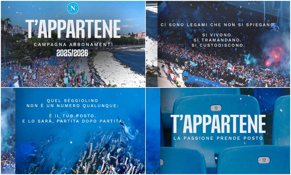 “Quel seggiolino, t’appartene!”: al via la campagna abbonamenti del Napoli “Quel seggiolino, t’appartene!”: al via la campagna abbonamenti del Napoli