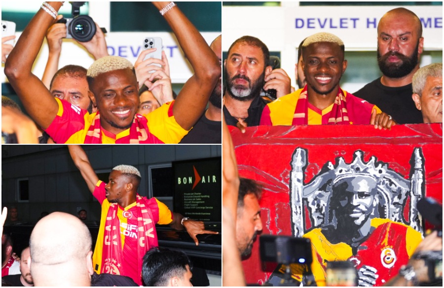 osimhen accolto come una star a istanbul col napoli finisce qua