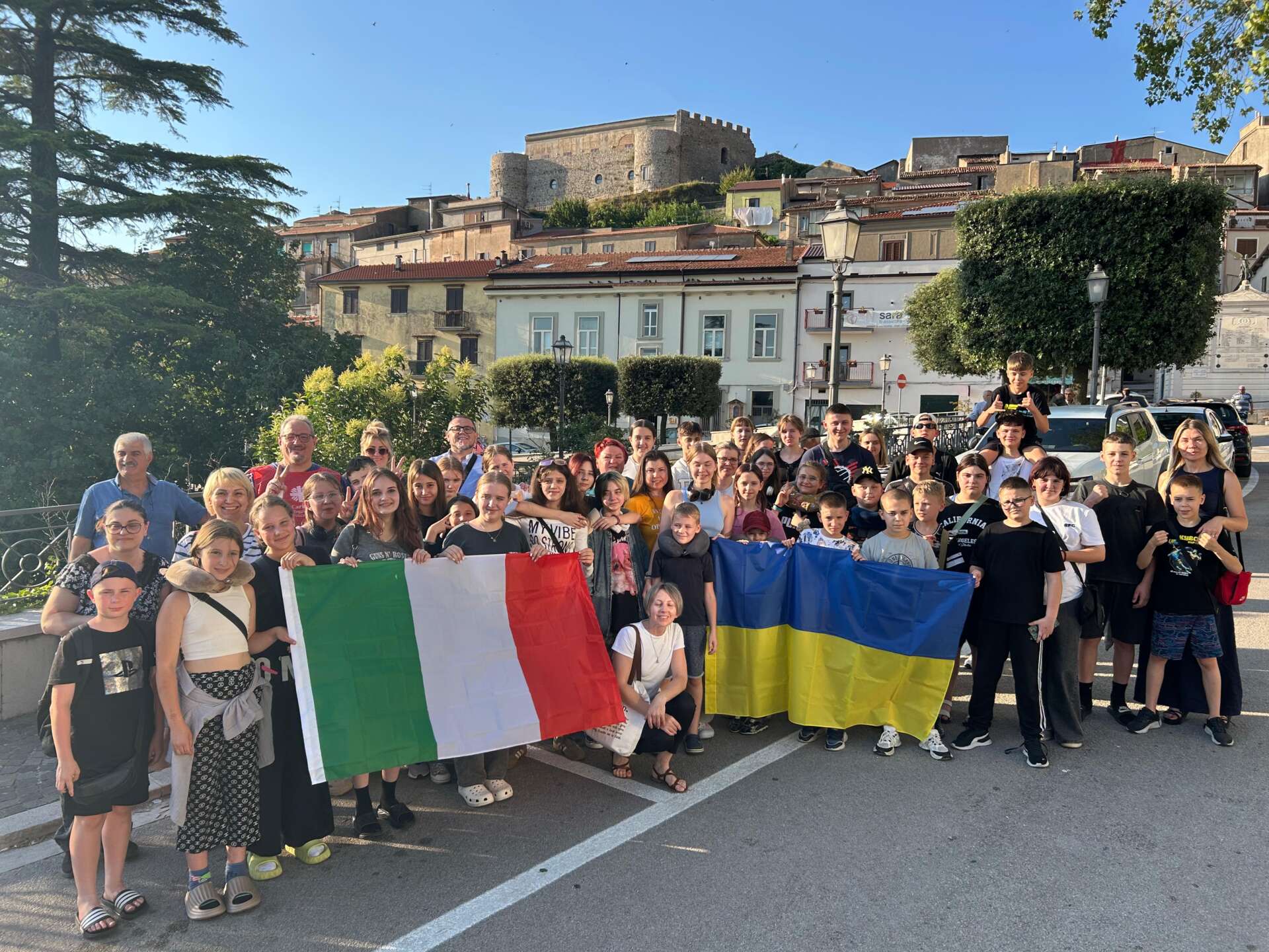 Solidarietà e Pace, bambini ucraini ospiti della Caritas diocesana nel borgo di Postiglione