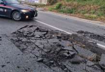 Temporale estivo causa il dissesto della Statale delle Puglie