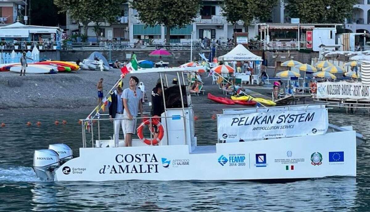 La Costiera Amalfitana difende il suo mare: in azione il Pelikan System La Costiera Amalfitana difende il suo mare: in azione il Pelikan System