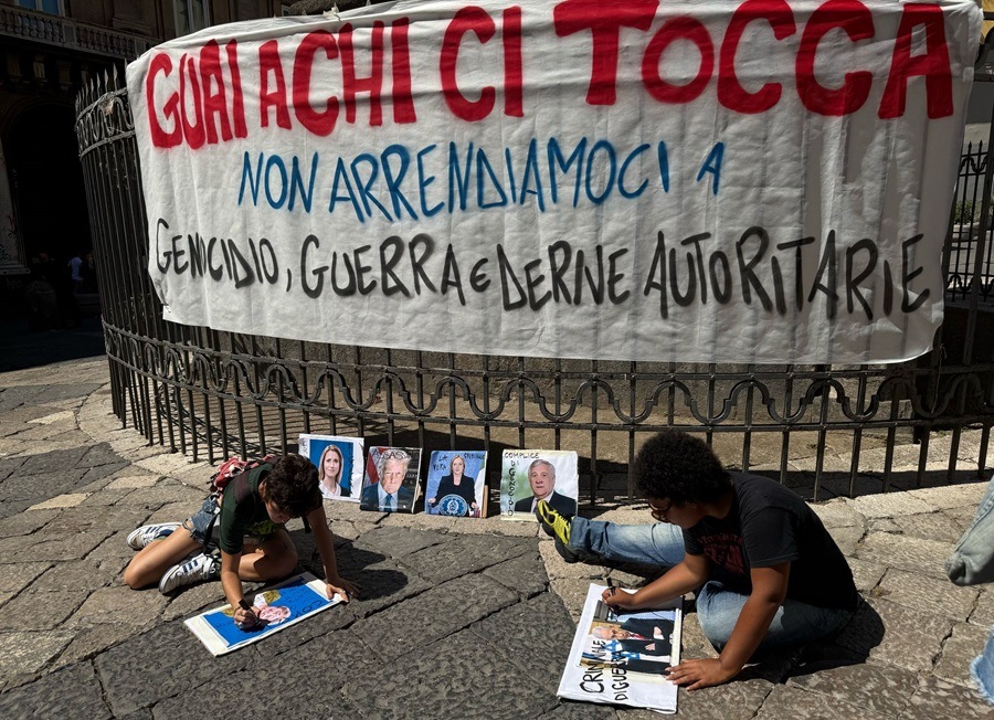 napoli 9 attivisti pro palestina indagati per proteste anti nato ed israele non ci intimidiranno