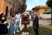 Teverola, inaugurata la casetta dei libri