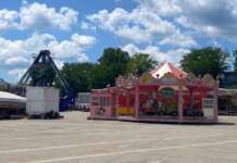 FOTO/ Giostre: parte l’allestimento a Piazzale degli Irpini