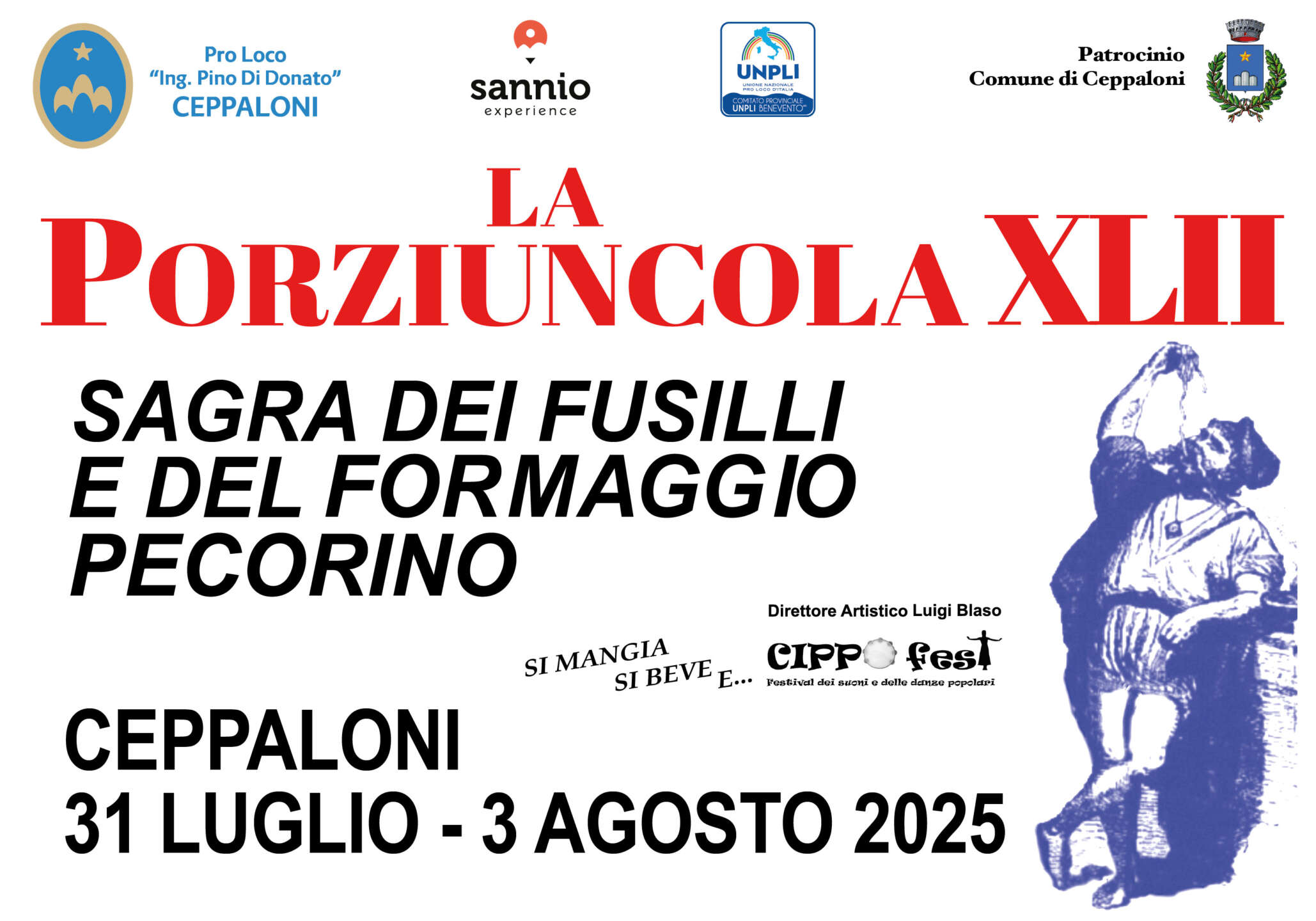 Ceppaloni, è di nuovo ‘Porziuncola’: dal 31 luglio al 3 agosto in scena la 42esima edizione