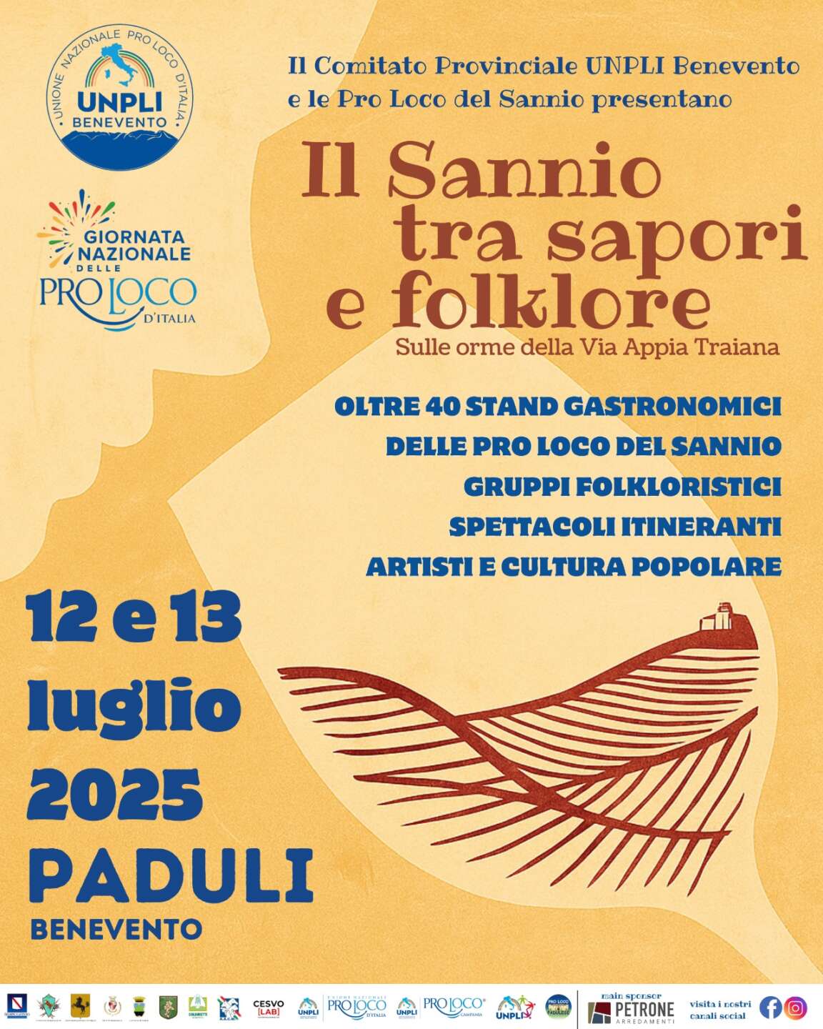 Le Pro Loco del Sannio protagoniste a Paduli con “Il Sannio tra sapori e folklore” Le Pro Loco del Sannio protagoniste a Paduli con “Il Sannio tra sapori e folklore”