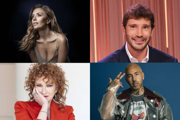Serena Rossi, Stefano De Martino, Fiorella Mannoia, Luchè