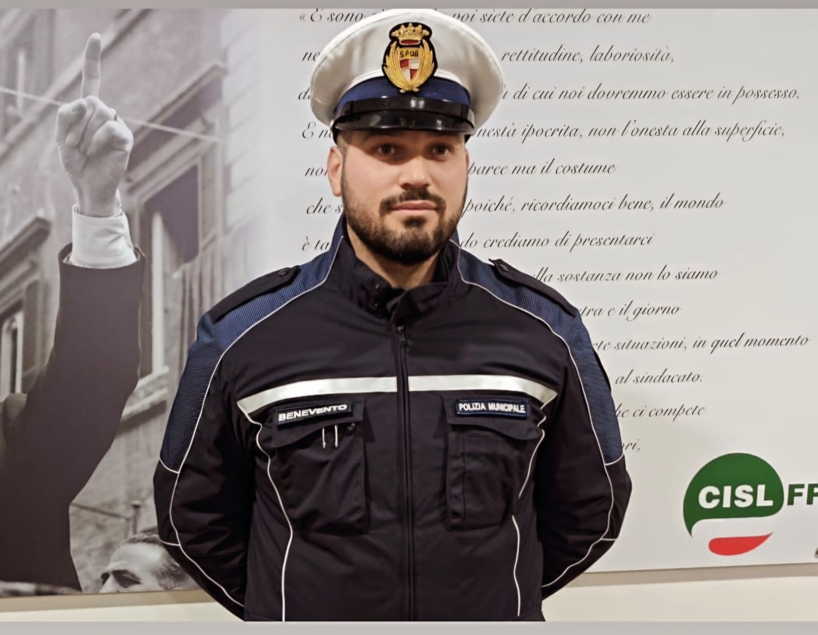 Concorso Polizia Municipale, gli auguri di Cimino della Cisl Irpinia Sannio Concorso Polizia Municipale, gli auguri di Cimino della Cisl Irpinia Sannio