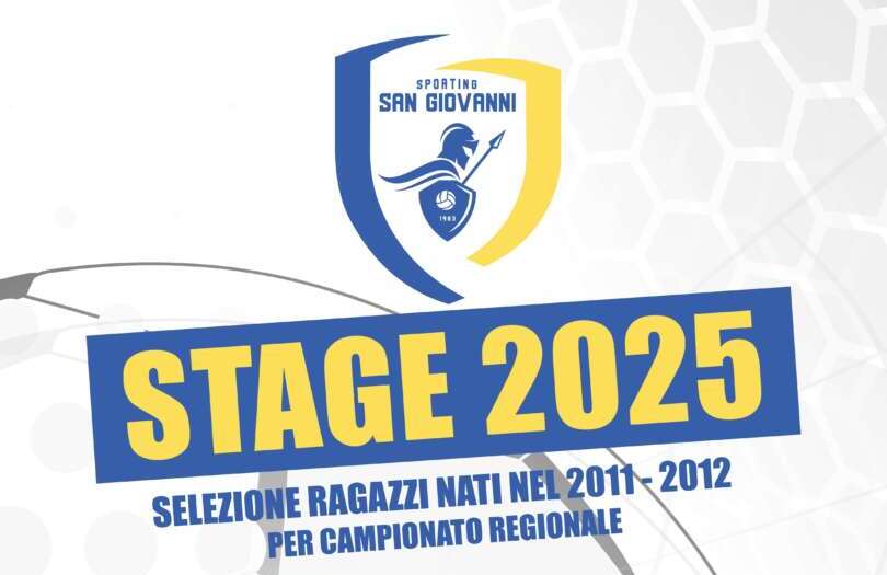 lo sporting san giovanni alla ricerca di giovani talenti stage il 29 luglio ad apice