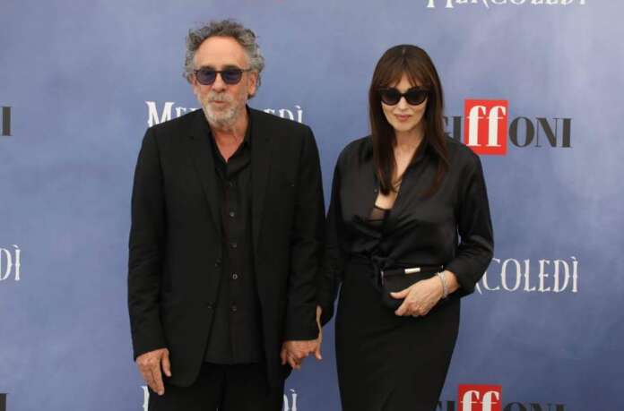 Tim Burton e Monica Bellucci al Giffoni Film Festival