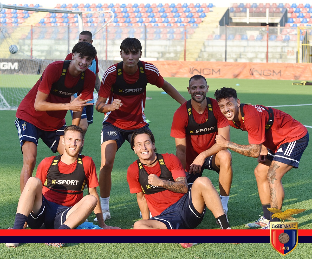 casertana al lavoro per il match contro il campobasso