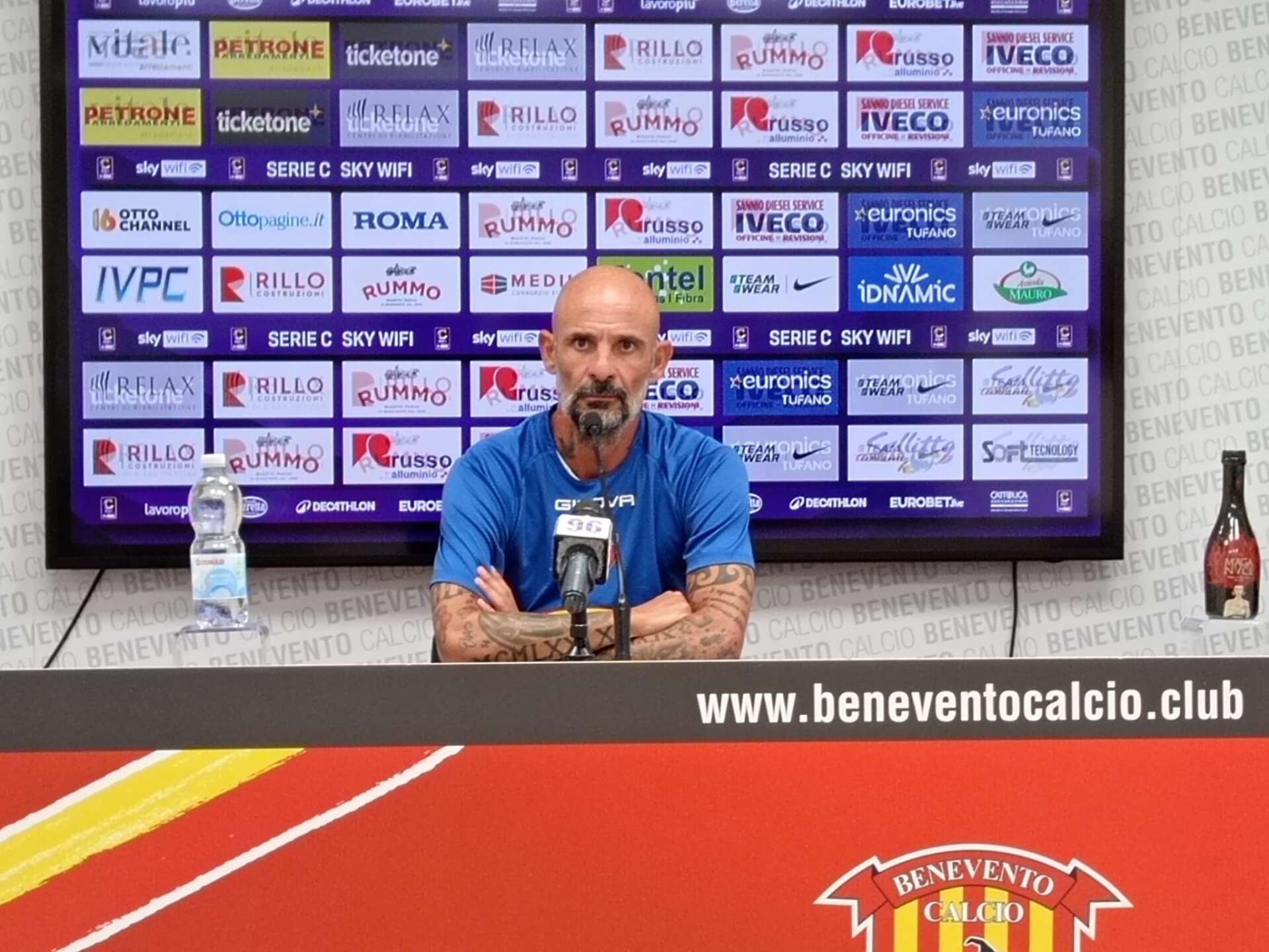 Benevento Guidonia, mister Ginestra: “C’è amarezza, gara decisa da un episodio”