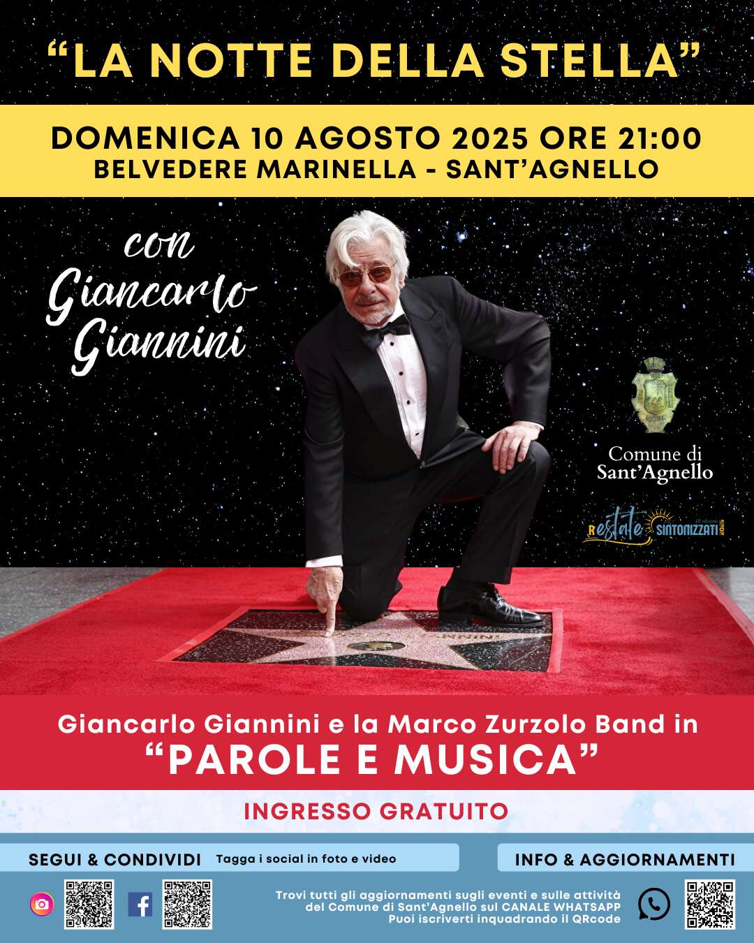 8216la notte della stella8217 a sant8217agnello arriva giancarlo giannini